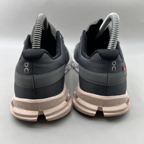 On Running Cloudflow Shoes Women Size 7 Gray Pink Comfort Lightweight Sneakers - Picture 4 of 9